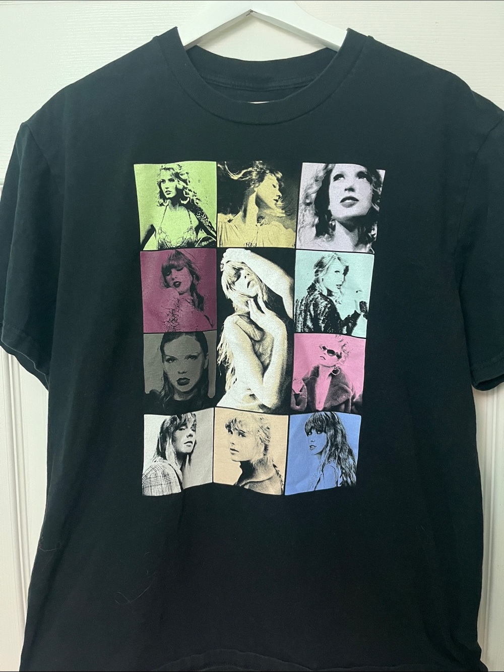 Official Taylor Swift “Eras Tour” Black Tshirt with ALL DATES